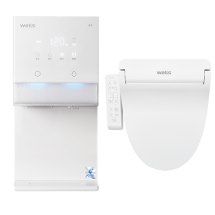 웰스 아이스원 얼음정수기+비데 패키지