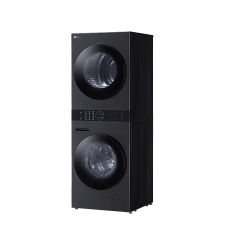 LG 트롬 오브제컬렉션 워시타워 컴팩트(세탁13kg/건조10kg, 플래티늄블랙/플래티늄블랙) W10BN