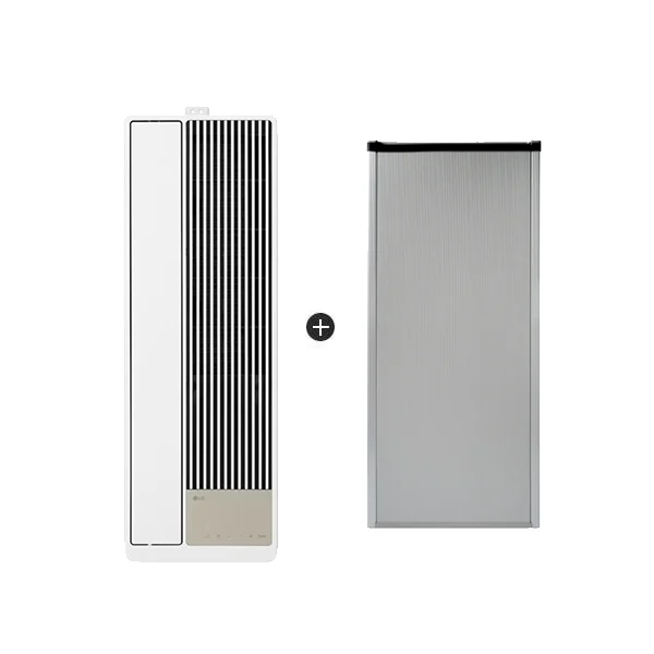 LG 휘센 오브제컬렉션 엣지 창호형 에어컨 5평형 (크림 화이트) + 90cm 연장 설치킷