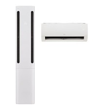 [LG] 휘센 오브제컬렉션 쿨 사계절에어컨 1시리즈 2in1 냉난방기 16평형+6평형 (에센스 화이트)