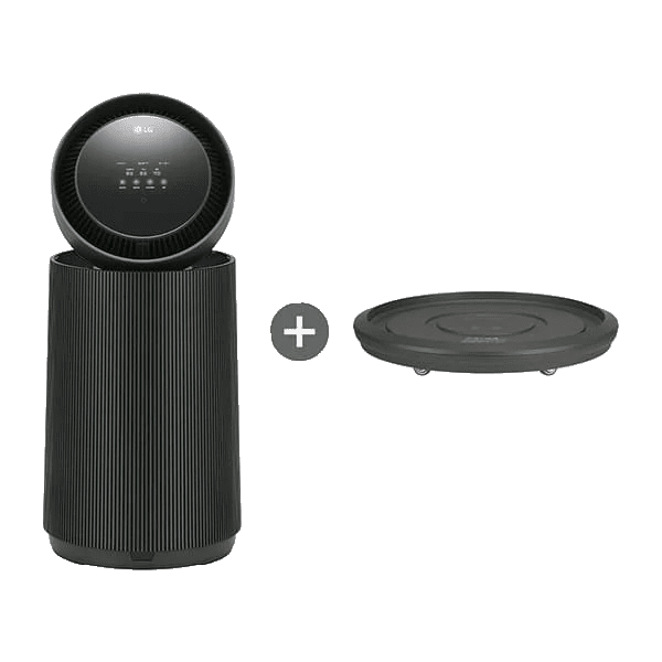 LG 퓨리케어 AI 오브제컬렉션 360도 M5 공기청정기 19평형 (네이처 그린) + 무빙휠