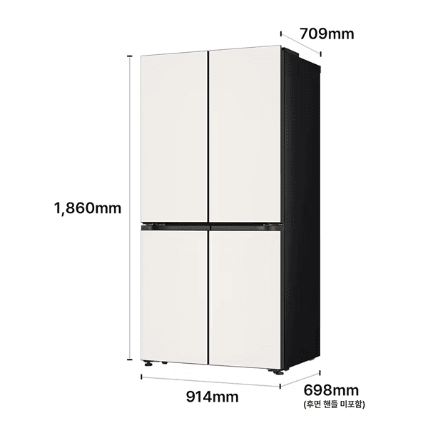 LG 디오스 AI 오브제컬렉션 냉장고 Fit & Max 650L 1등급