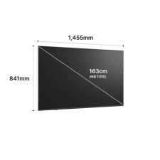 LG QNED evo AI (벽걸이형) 163cm TV